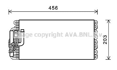 AVA QUALITY COOLING Höyrystin, ilmastointilaite MEV259